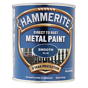 Hammerite Metal Smooth Paint - Blue - 750ml
