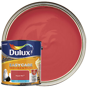 Dulux Easycare Washable & Tough Matt Emulsion Paint - Pepper Red - 2.5L