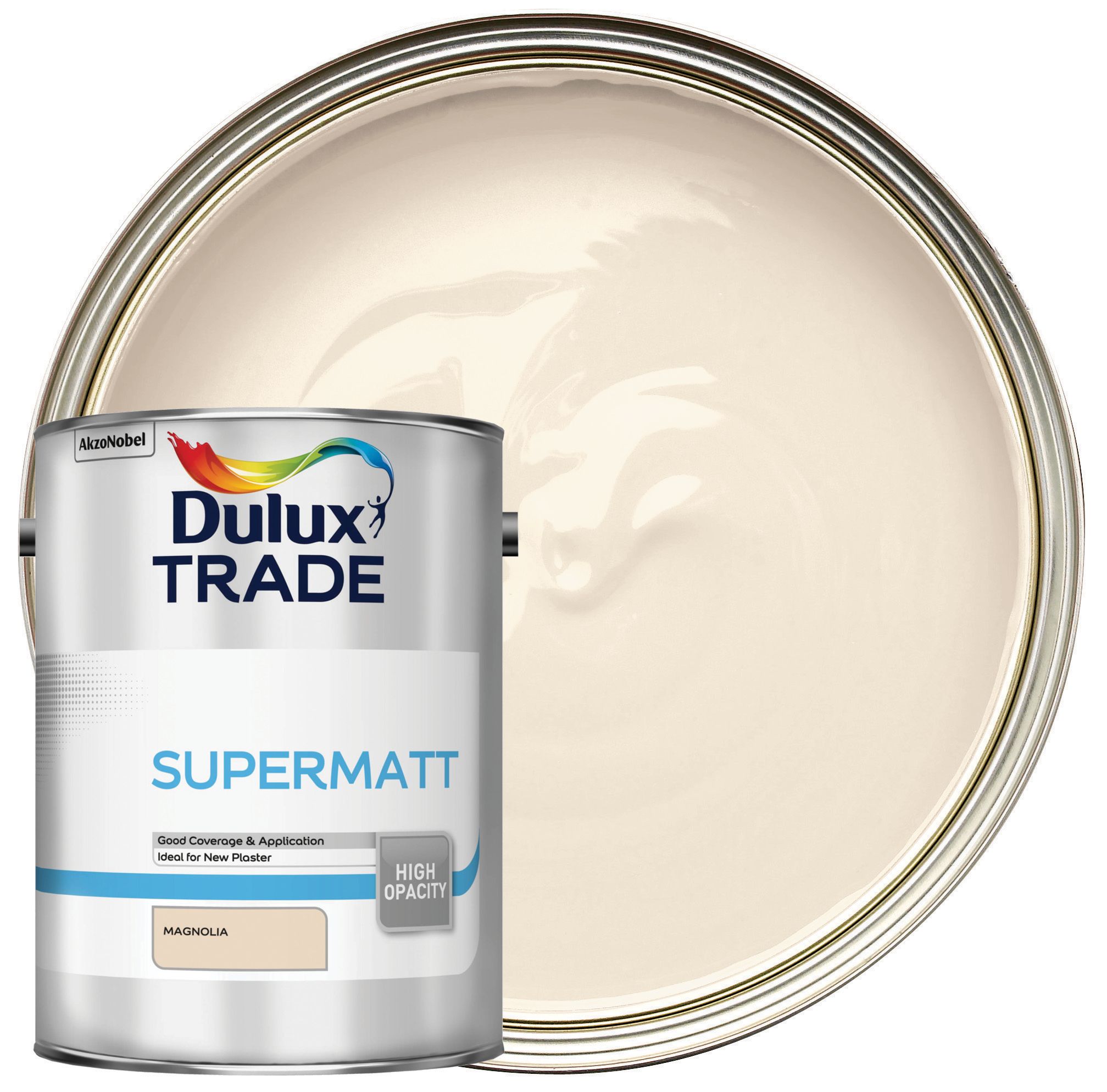 Dulux Supermatt Matt Emulsion Paint - Magnolia - 5L