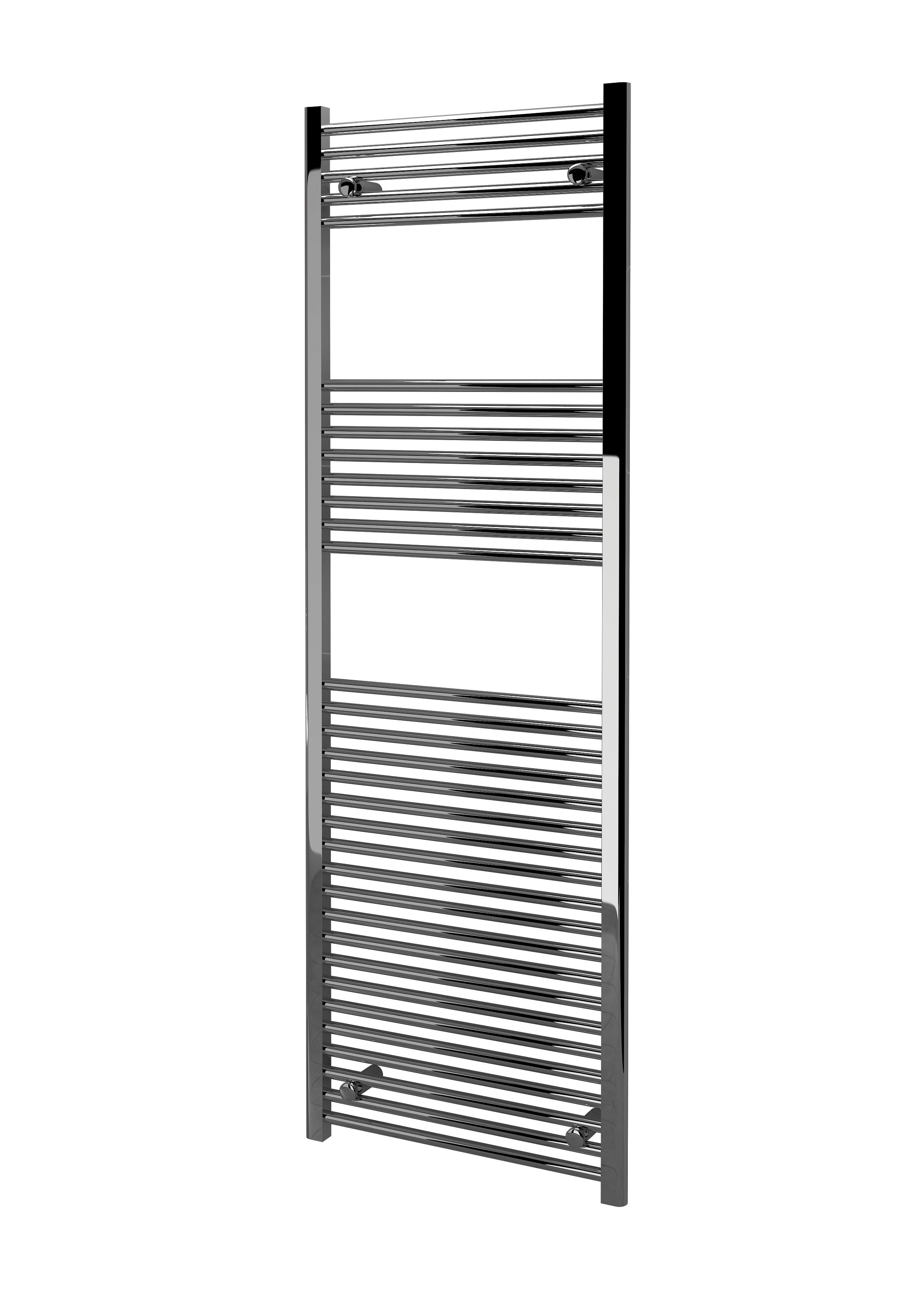 Kudox Straight Towel Radiator - Chrome 600 x 1800 mm