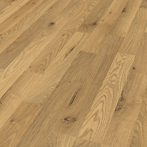 Natural Oak Laminate Flooring 2 5m2, 3 Strip Oak Laminate Flooring Wickes