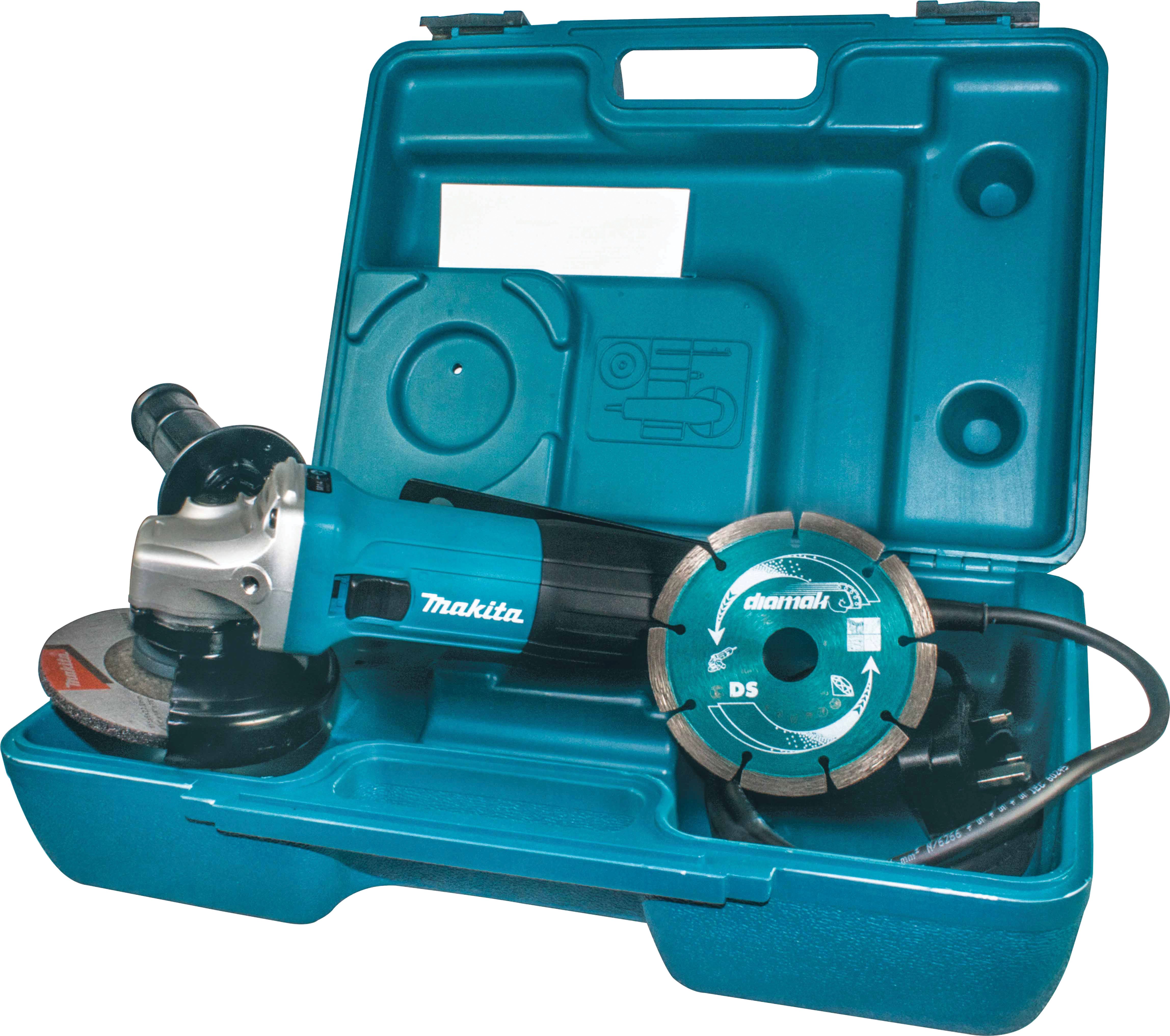 Makita GA4530RKD/2 115mm Angle Grinder 240V - 720W