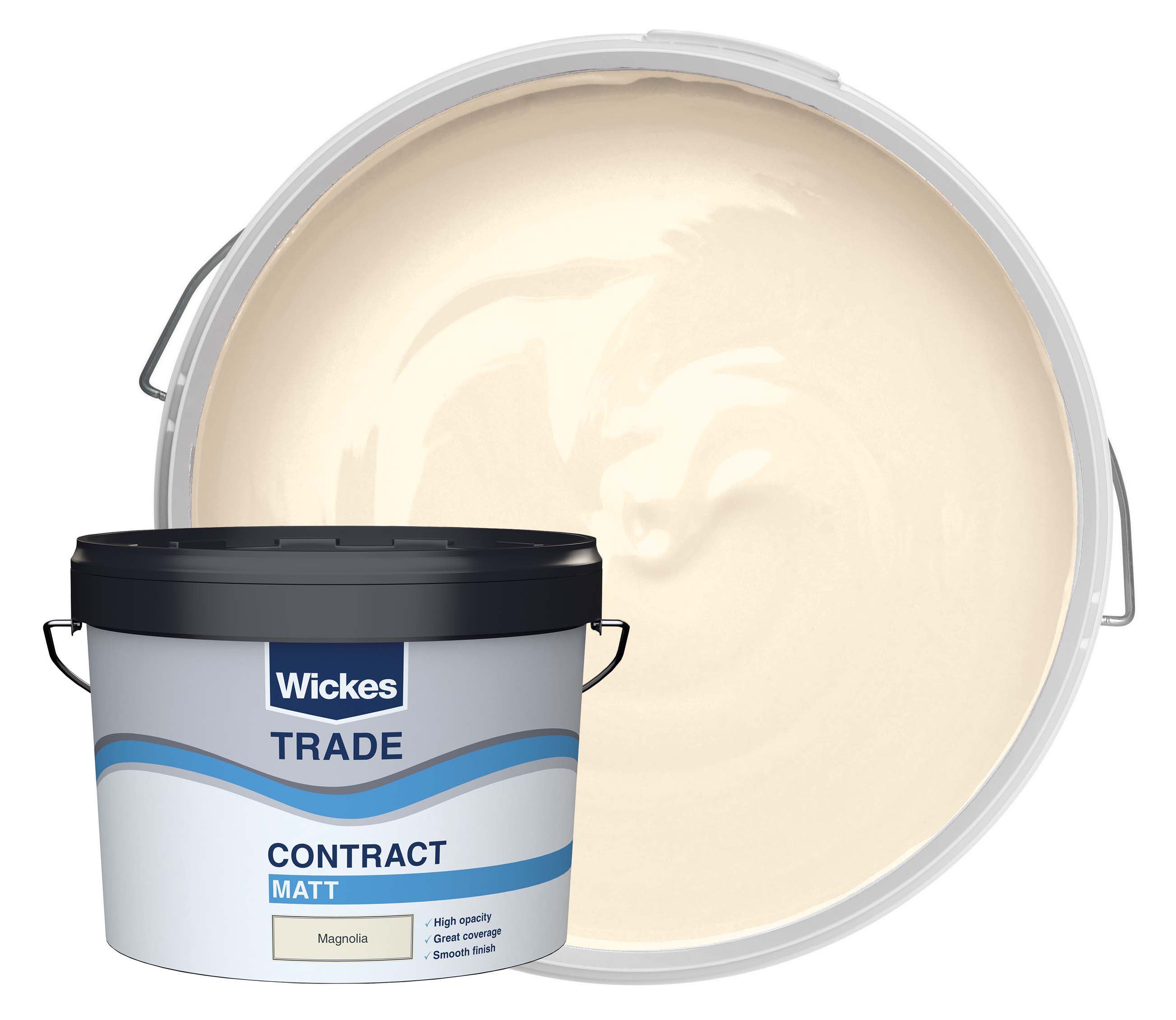 Wickes Trade Contract Matt Emulsion Magnolia 10L