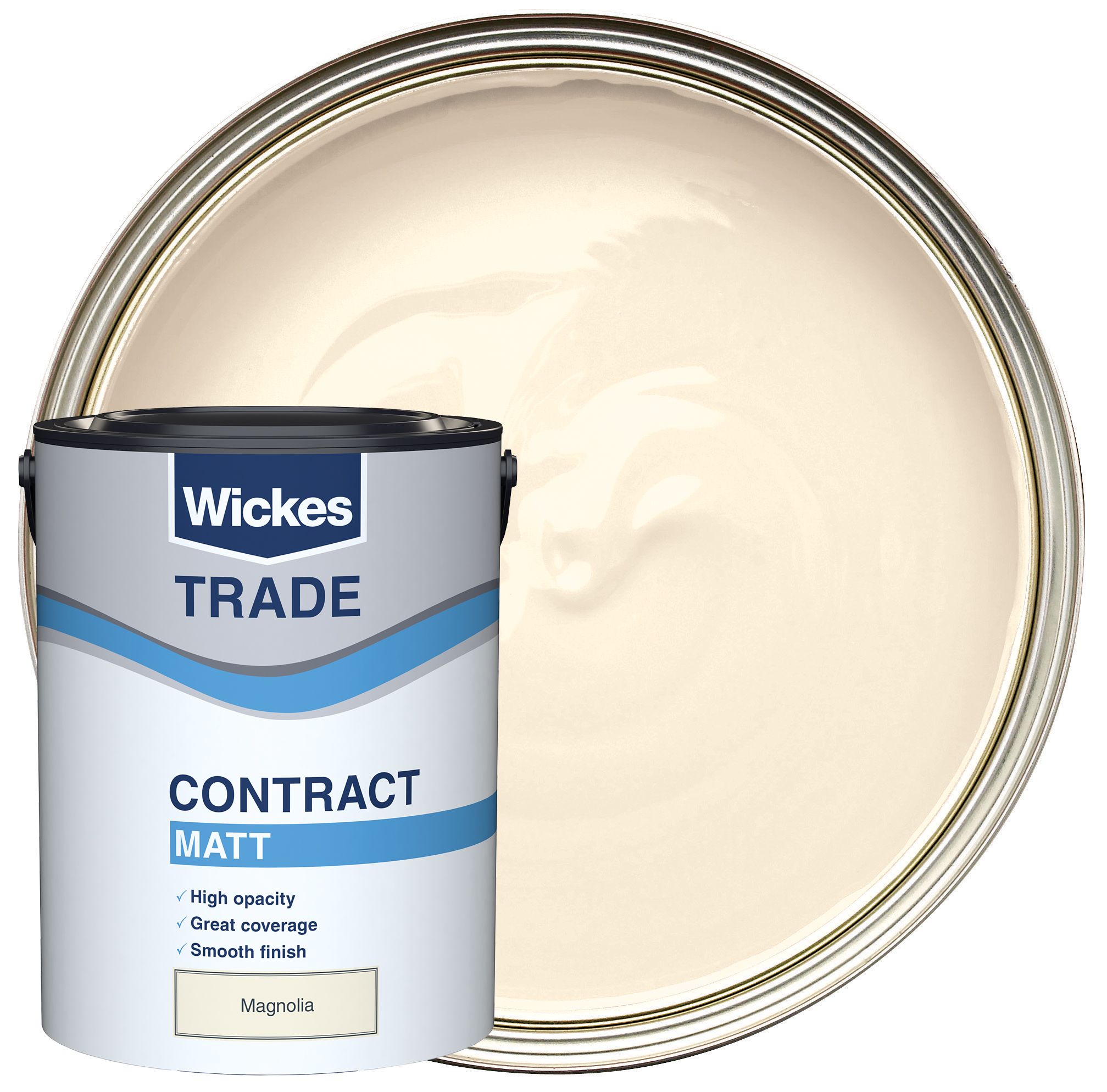 Wickes Trade Contract Matt Emulsion Magnolia 5L