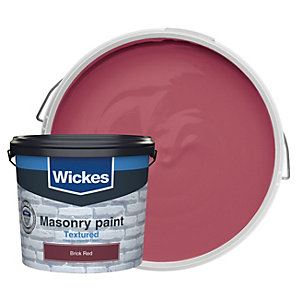 Wickes Masonry Textured Brick Red 5L