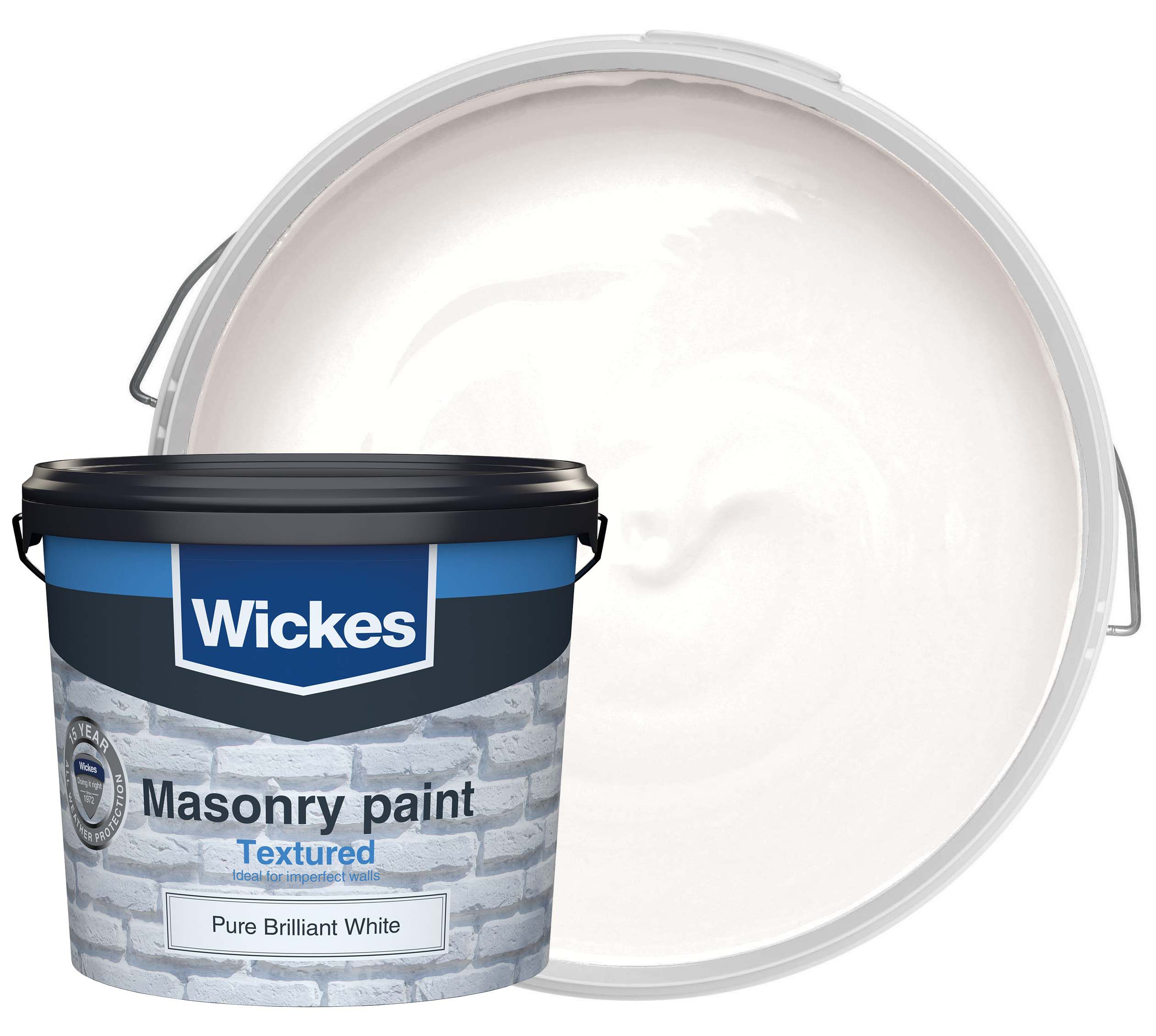 White Masonry Paint | wickes.co.uk