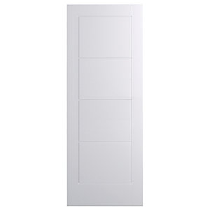 Wickes Kent White Smooth Moulded 4 Panel Internal Door - 1981mm x 686mm