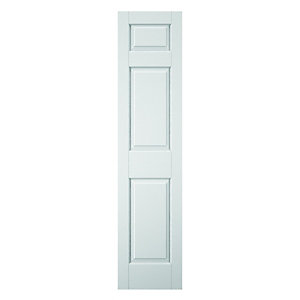 Wickes Woburn White Moulded 3 Panel Internal Door
