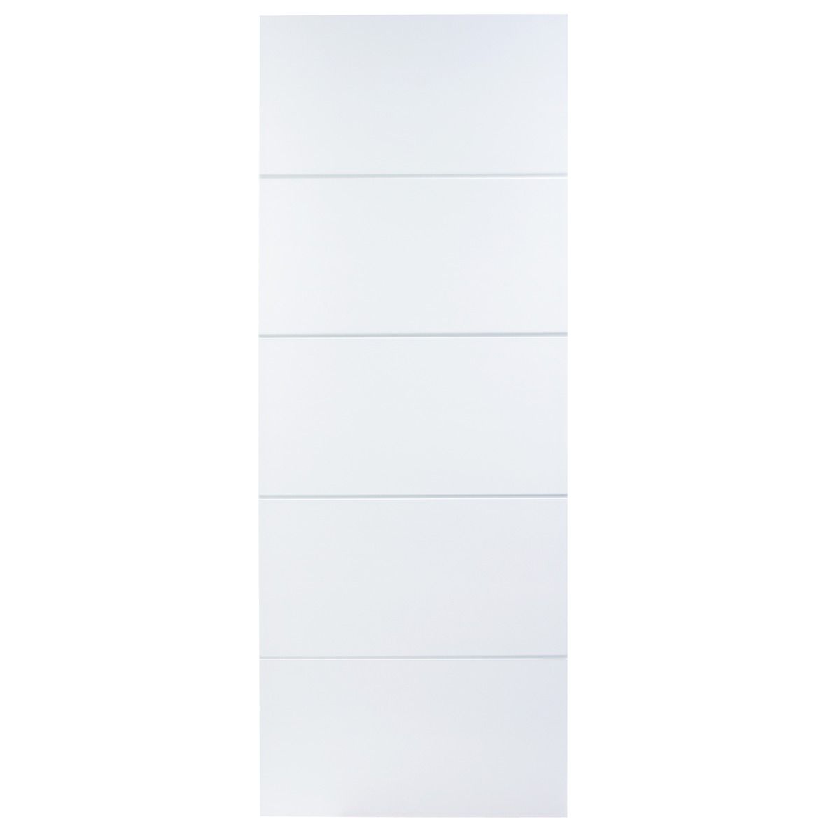 Wickes Halifax White Smooth Moulded Primed 5 Panel Internal Fire Door - 1981mm x 762mm