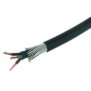 Wickes 3 Core Steel Wire Armoured Cable - 2.5mm2 x 10m