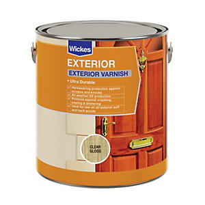 Wickes Exterior Varnish - Clear Gloss 2.5L
