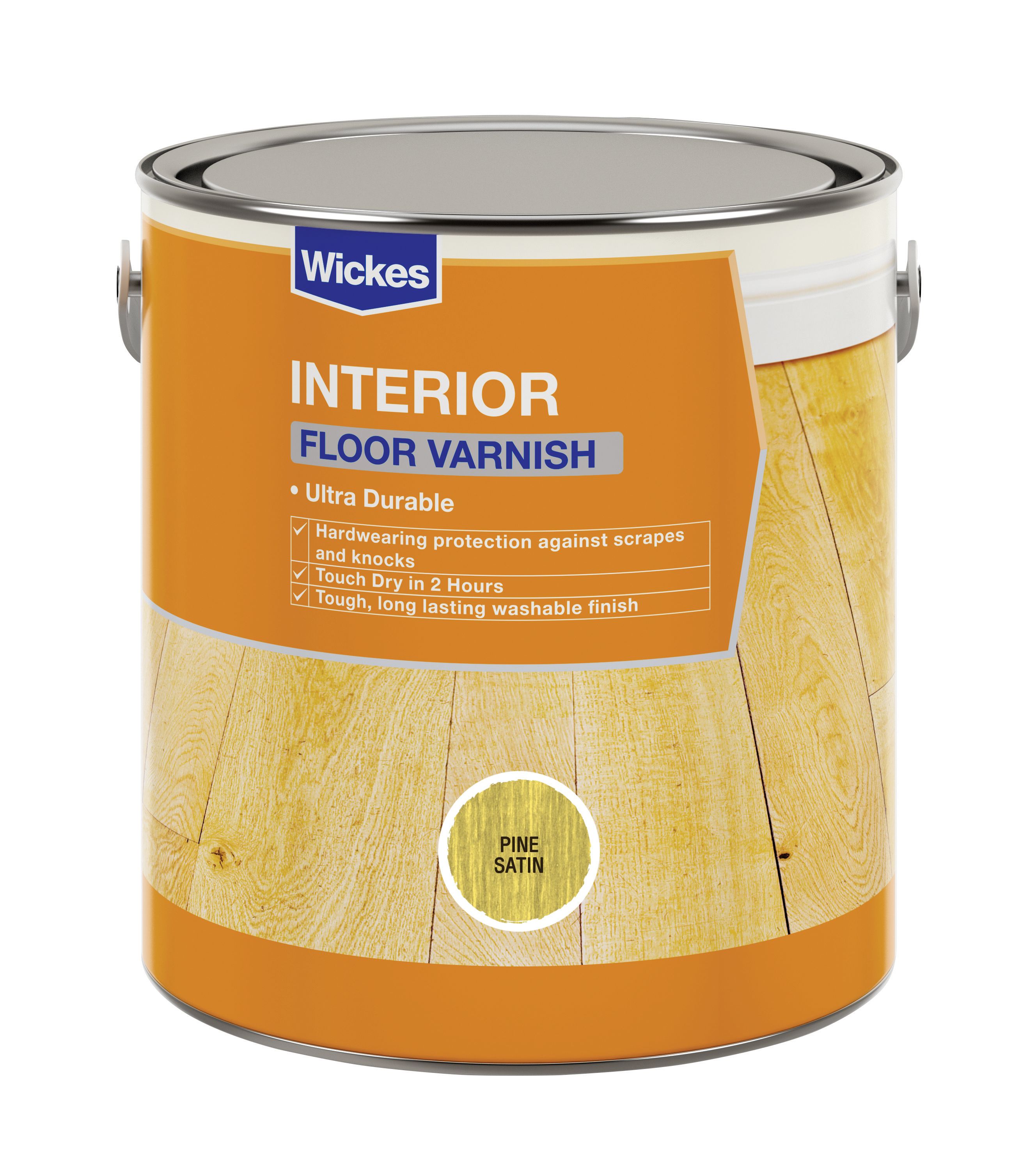 Wickes Floor Varnish - Natural Oak 2.5L