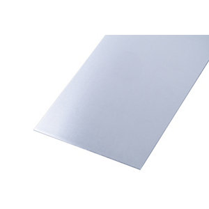 Wickes Metal Sheet Plain Uncoated Aluminium 250 x 500mm x 0.8mm