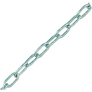Wickes Zinc Plated Steel Welded Chain - 2 x 12mm x 2m