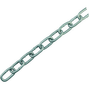 Wickes Zinc Plated Steel Welded Chain - 6 x 33mm x 2m