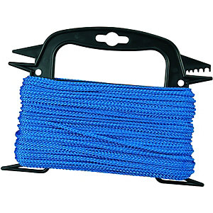 Image of Wickes Blue 3mm Multi-fuctional Polypropylene Rope Length 30m