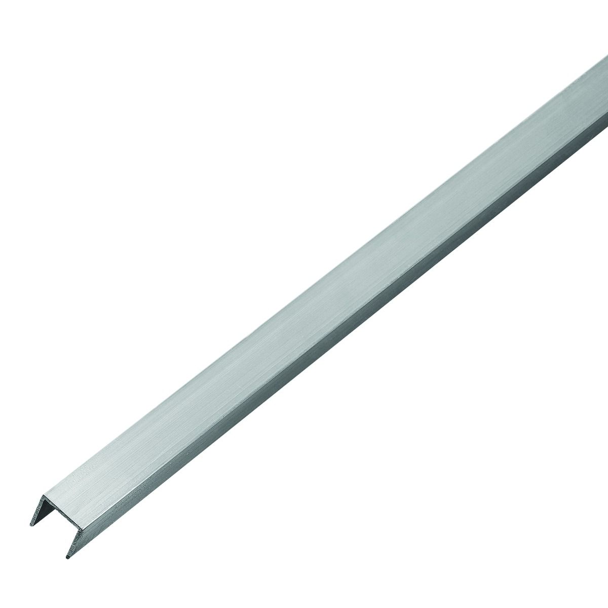 Wickes 19.5mm Multi-Purpose U Section - Aluminium 1m