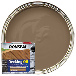 Ronseal Decking Oil - Natural Oak 2.5L