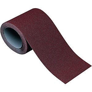 Wickes Aluminium Oxide Cloth-Backed Coarse Sandpaper Roll - 5m
