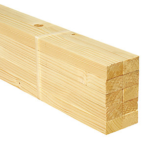 Image of Wickes Whitewood PSE Timber - 18 x 28 x 2400mm - Pack of 10