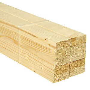 Image of Wickes Whitewood PSE Timber - 18 x 44 x 1800mm - Pack of 10