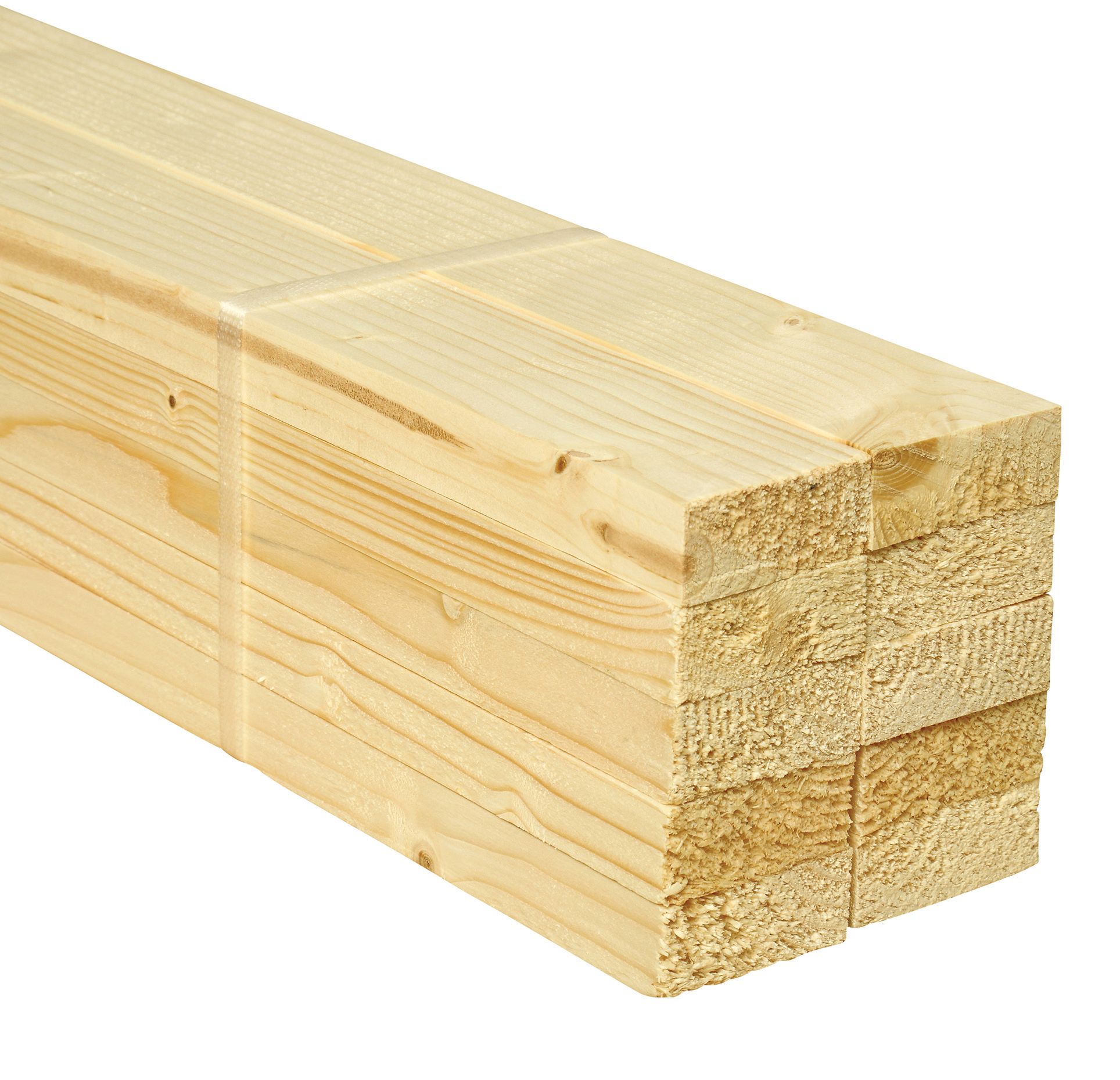 Wickes Whitewood PSE Timber - 18 x 44 x 2400mm - Pack of 10