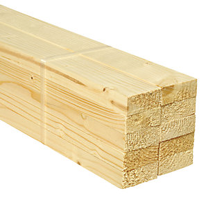 Image of Wickes Whitewood PSE Timber - 18 x 44 x 2400mm - Pack of 10