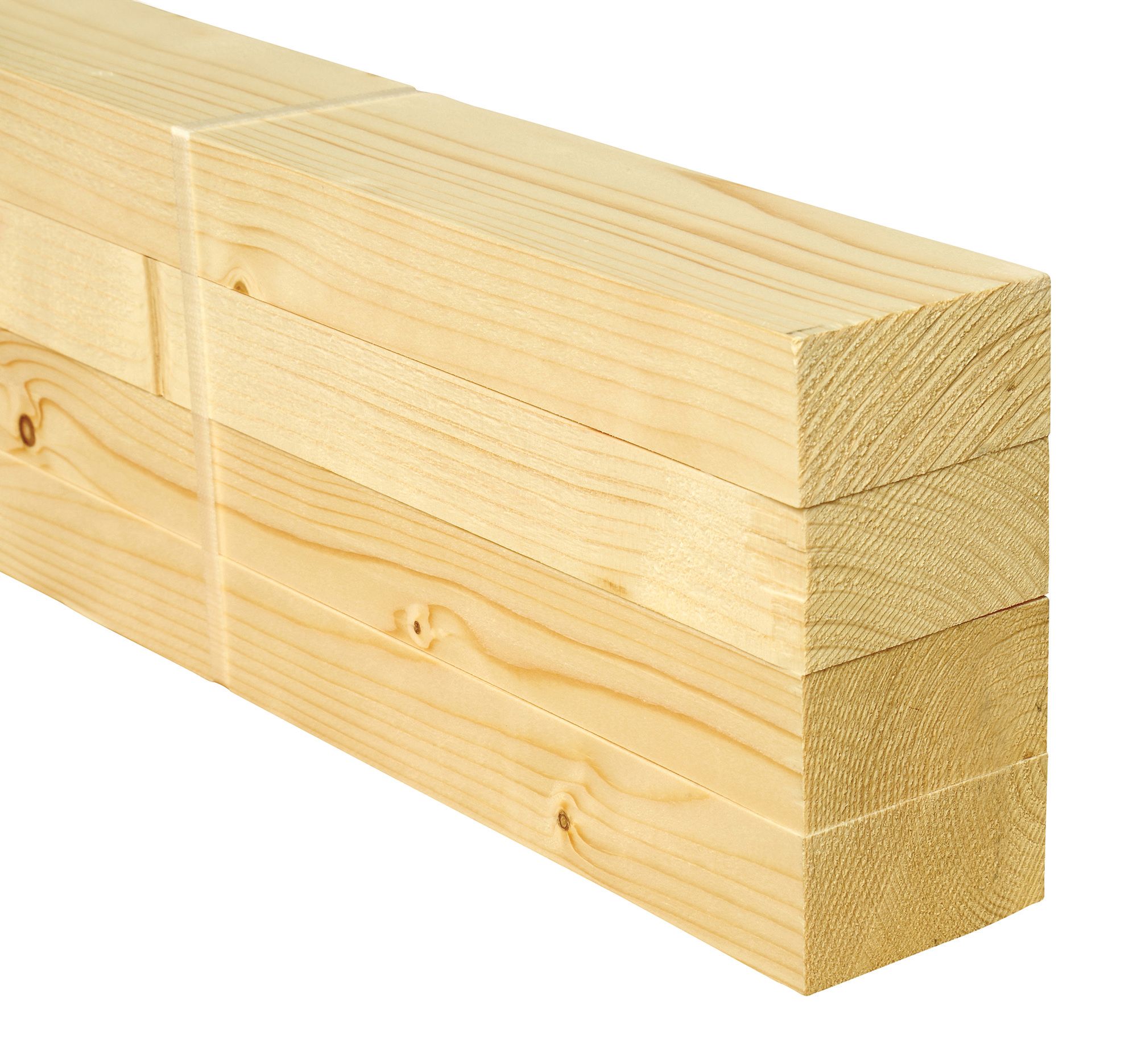 Wickes Whitewood PSE Timber - 34 x 69 x 2400mm - Pack of 4