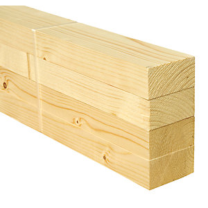 Wickes Whitewood PSE Timber - 34 x 69 x 2400mm - Pack of 4