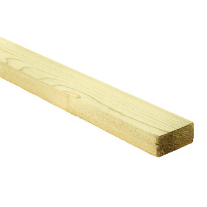 Wickes Treated Sawn Timber - 22 x 47 x 1800mm