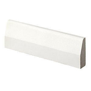 Wickes Chamfered Primed MDF Architrave - 14.5mm x 44mm x 2.1m
