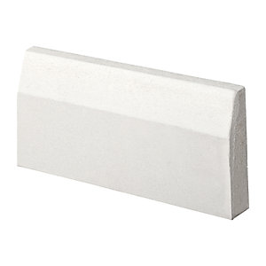 Wickes Chamfered Primed MDF Architrave - 18mm x 69mm x 2.1m
