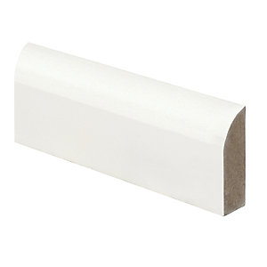 Wickes Large Round Fully Finished MDF Architrave - 14.5mm x 44mm x 2.1m Pack of 5