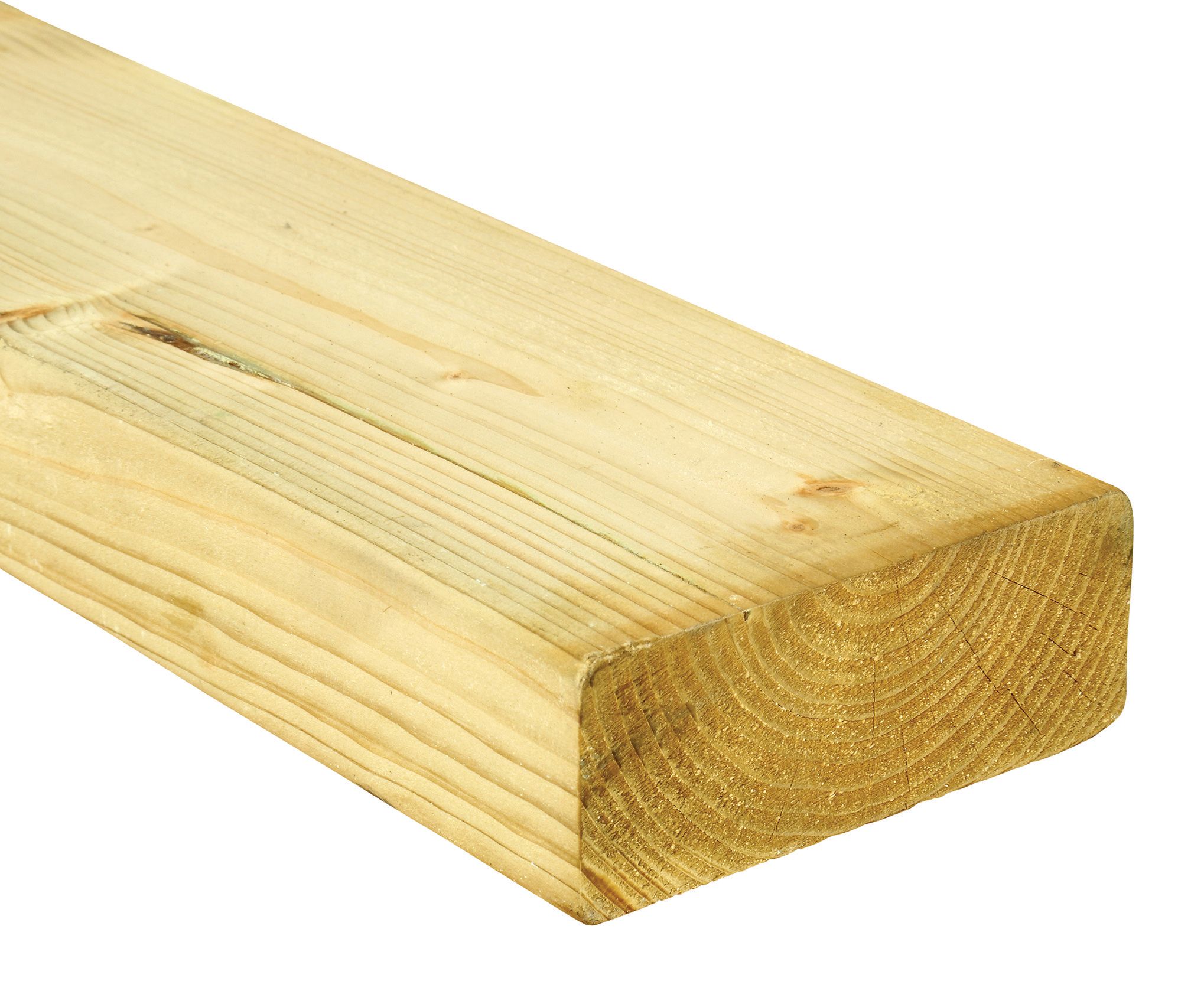 Wickes Treated Kiln Dried C16 Timber - 45 x 120 x 2400mm