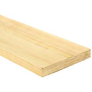 Wickes Redwood PSE Timber - 20.5 x 144 x 2400mm