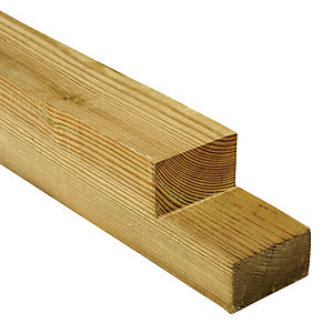 Wickes Pine Easy Deck Bearer - 70 x 70 x 3000mm