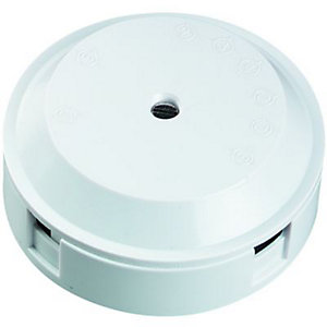 Wickes 4 Terminal Junction Box - White 5A