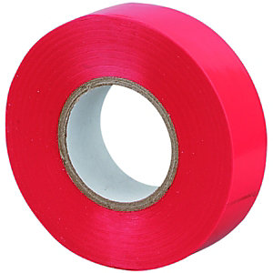 Wickes Electrical Insulation Tape - Red 20m Pack of 10