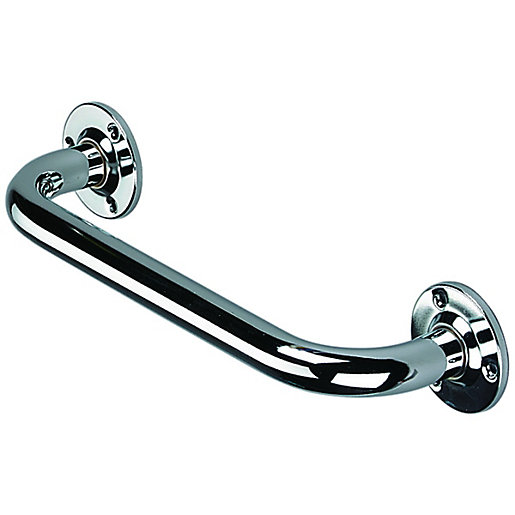 Wickes Chrome Bathroom Grab Rail 305mm Wickes.co.uk