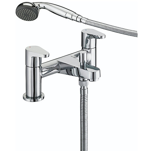 Offer Wickes Bristan Quest Chrome Bath Shower Mixer Tap