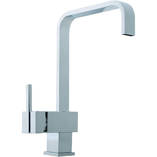 Wickes Curve Monobloc Kitchen Sink Mixer Tap Chrome Wickes.co.uk