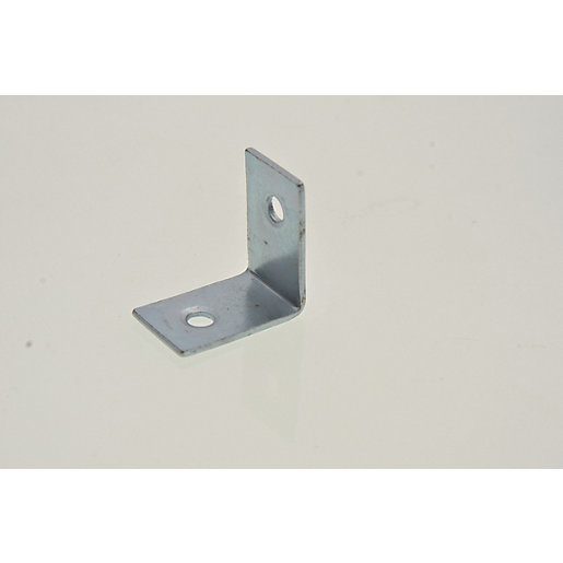 Wickes 25mm Zinc Plated Angle Bracket Pack 4 Wickes.co.uk