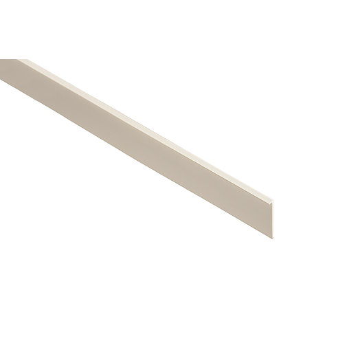 Wickes PVC Lip Edge Moulding - 25mm x 5mm x 2.4m | Wickes.co.uk