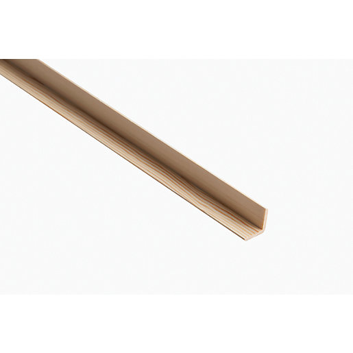 Wickes Pine Angle Moulding - 34mm x 34mm
