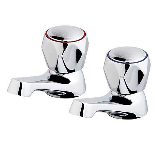 Wickes Trade Basin Taps Chrome Wickes.co.uk
