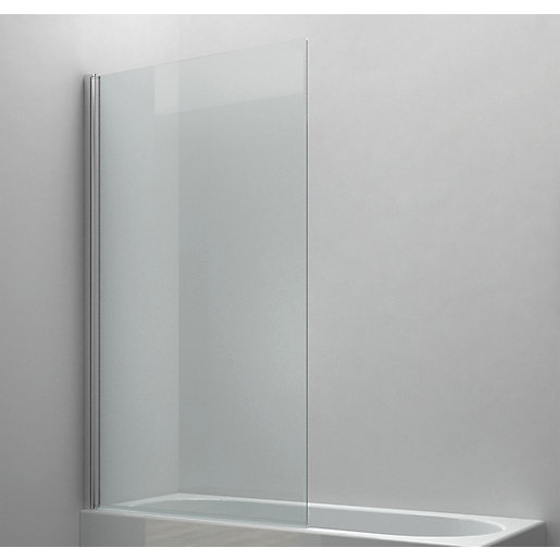 Wickes 6mm Half Framed Radius Bath Screen 1400 x 900mm Wickes.co.uk