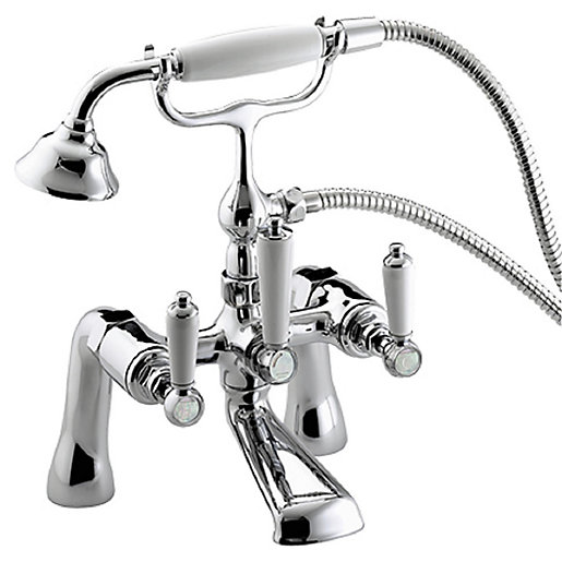 Bristan Renaissance Lever Chrome Bath Shower Mixer Tap | Wickes.co.uk