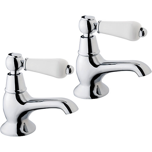 Wickes Enchanted Bath Taps Chrome Wickes.co.uk