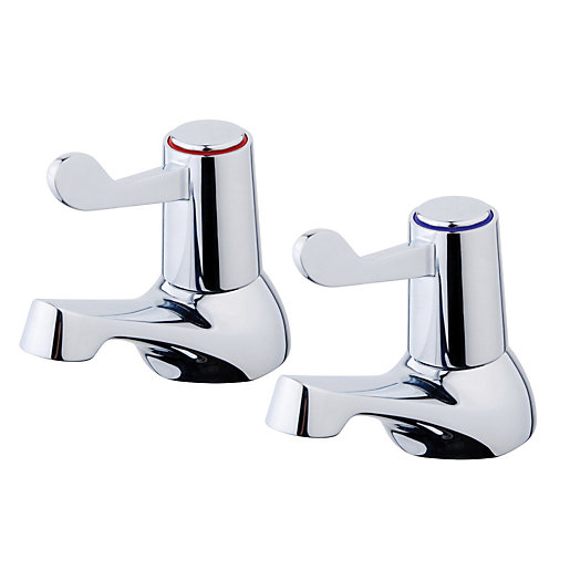 Wickes Medino Bath Taps Chrome Wickes.co.uk