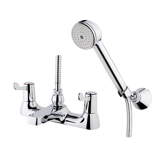 Wickes Medino Chrome Bath Shower Mixer Tap Wickes.co.uk